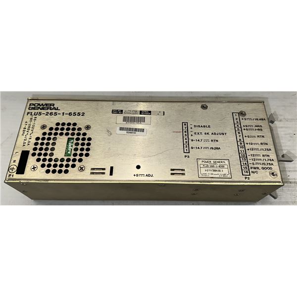 Power General #FLU5-265-1-6552 Power Supply