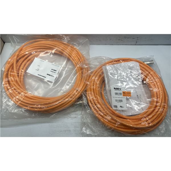 (2) Nidec #MBBBAA0250 25M Power Cables