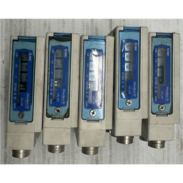 Lot of (5) SMC #EX260-SEN1 EtherNet/IP Units
