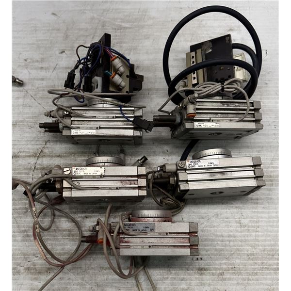 Lot of (5) SMC #MSQB10R Cylinder's