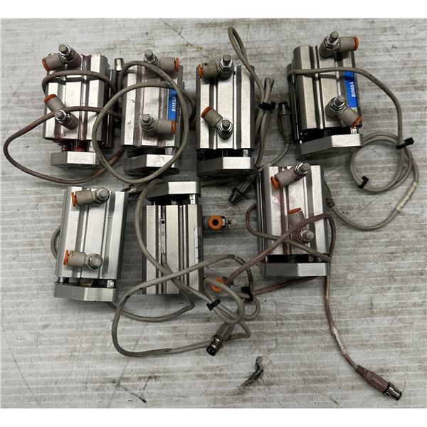 Lot of (7) Bimba #EFT-2525-EM Cylinder's