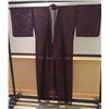 Image 1 : Burgundy Japanese Kimono Homongi (rack not included)