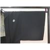 Image 8 : Black Men's Japanese 2-Piece Kimono Set w/ Haori (rack not included)