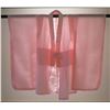 Image 1 : Pink Japanese Kimono Nagajuban Undergarment for Girl (rack not included)