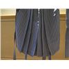 Image 2 : Blue Striped Japanese Kimono Hakama w/ Accessories for Boy (rack not included)