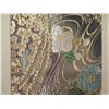 Image 3 : Black & Gold Floral Kimono Obi 12"W (rack not included)