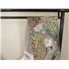 Image 8 : Black & Gold Floral Kimono Obi 12"W (rack not included)