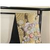 Image 8 : Black & Gold Floral Kimono Obi 12"W (rack not included)