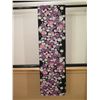 Image 2 : Black Floral Kimono Obi 12"W (rack not included)