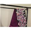 Image 8 : Black Floral Kimono Obi 12"W (rack not included)