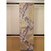 Image 2 : Purple & Gold Floral Kimono Obi 12"W (rack not included)