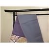 Image 8 : Purple & Gold Floral Kimono Obi 12"W (rack not included)