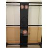 Image 2 : Black Floral Kimono Obi 12"W (rack not included)