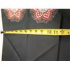 Image 8 : Black Floral Kimono Obi 12"W (rack not included)