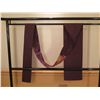 Image 8 : Black Floral Kimono Obi 12"W (rack not included)