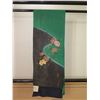 Image 2 : Black & Green Floral Kimono Obiage (rack not included)