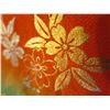 Image 8 : Black & Red Floral Kimono Obiage (rack not included)