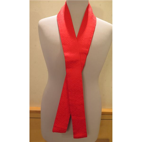 Red Kimono Han-Eri Collar (mannequin not included)