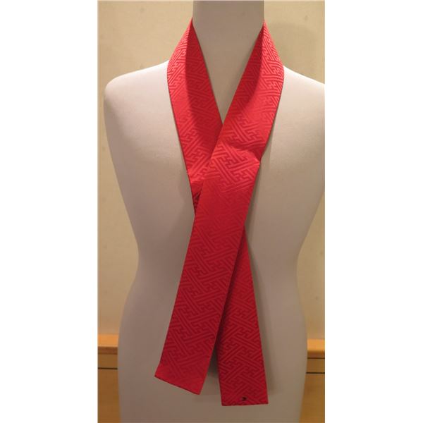 Red Kimono Han-Eri Collar (mannequin not included)