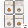 Image 1 : [4] 1930-1950 2 1C, 1 5C, 1 10C NGC MS65/66