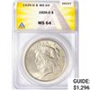 Image 1 : 1926-D Silver Peace Dollar ANACS MS64