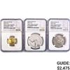 Image 1 : 2022-W Negro Leagues Proof Set (3) NGC PF UC