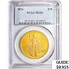 Image 1 : 1924 $20 Gold Double Eagle PCGS MS66