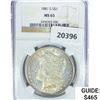 Image 1 : 1881-S Morgan Silver Dollar NGC MS65