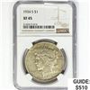 Image 1 : 1934-S Silver Peace Dollar NGC XF45