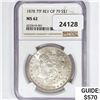 Image 1 : 1878 7TF Morgan Silver Dollar NGC MS62 Rev 79