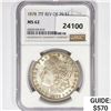 Image 1 : 1878 7TF Morgan Silver Dollar NGC MS62 Rev 79