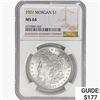 Image 1 : 1921 Morgan Silver Dollar NGC MS64
