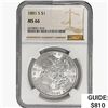 Image 1 : 1881-S Morgan Silver Dollar NGC MS66