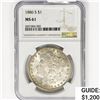 Image 1 : 1886-S Morgan Silver Dollar NGC MS61