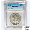 Image 1 : 1941 Walking Liberty Half Dollar ICG PR64 Weak "AW