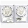 Image 2 : [2] American 1oz Silver Eagles PCGS PR69 DCAM [199