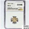 Image 1 : 1852 Seated Liberty Half Dime NGC MS65