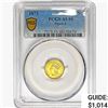 Image 1 : 1873 Rare Gold Dollar PCGS AU55 Open 3