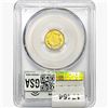 Image 2 : 1873 Rare Gold Dollar PCGS AU55 Open 3