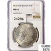 Image 1 : 1878 7TF Rev 79 Morgan Silver Dollar NGC MS62