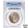 Image 1 : 1938 Walking Liberty Half Dollar PCGS MS65
