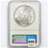 Image 2 : 1887 Morgan Silver Dollar NGC MS66