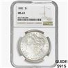 Image 1 : 1882 Morgan Silver Dollar NGC MS65
