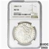 Image 1 : 1884-S Morgan Silver Dollar NGC AU53