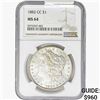 Image 1 : 1882-CC Morgan Silver Dollar NGC MS64