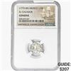 Image 1 : 1772-83 Mexico 1/2 Reales El Cazador NGC Genuine S