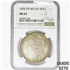 Image 1 : 1878 7TF Morgan Silver Dollar NGC MS62 REV 78