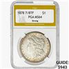 Image 1 : 1878 7/8TF Morgan Silver Dollar PGA MS64 Strong