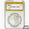 Image 1 : 1880-O Morgan Silver Dollar PGA MS64+ DMPL