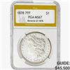 Image 1 : 1878 7TF Morgan Silver Dollar PGA MS67 REV 78